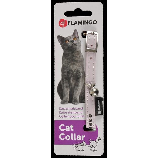 gepolstertes Katzenhalsband Monte Carlo mit Strass