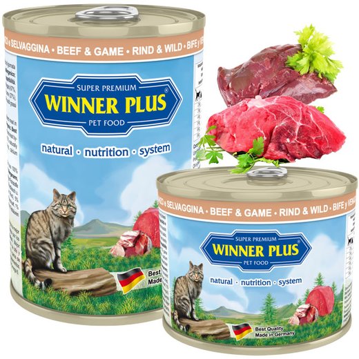 Winner Plus Cat Menue Katzenfutter mit Rind & Wild