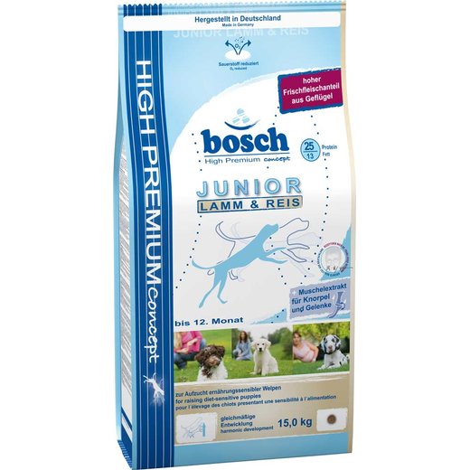 Bosch Junior Lamm & Reis - 15 kg