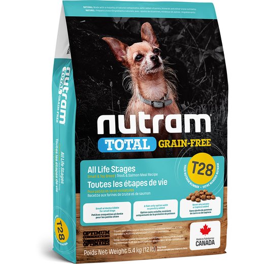 Nutram Total Grain Free T28 Small Breed Lachs & Forelle - 2 kg