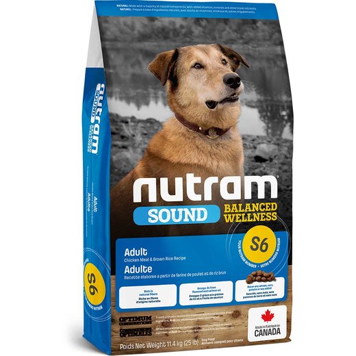 Nutram S6 Adult Dog - 11,4 kg