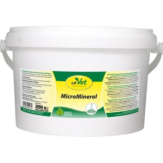 cdVet MicroMineral Hund & Katze, 3.000 g