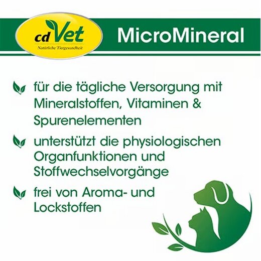 cdVet MicroMineral Hund & Katze