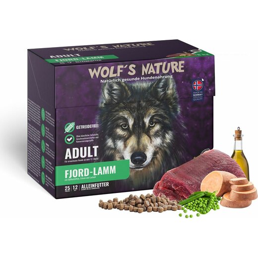 Wolfs Nature Adult Fjord-Lamm - 8 kg