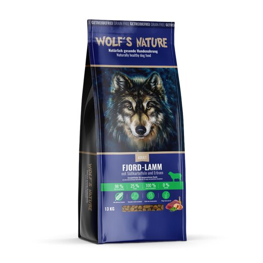 Wolfs Nature Adult Fjord-Lamm - 13 kg