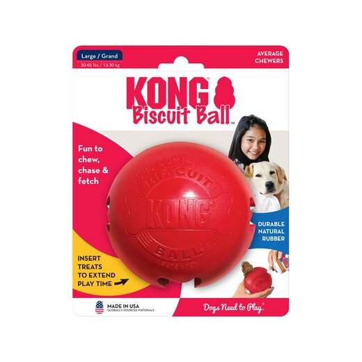 KONG Biscuit Ball  7 cm, rot