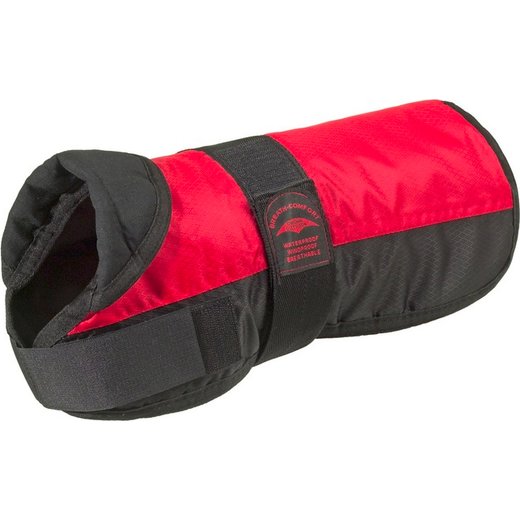 Hundemantel Eisbr rot/schwarz - Gr.25