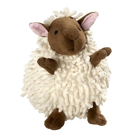 Plsch Spielzeug- lustiges Schaf mit Fransen
