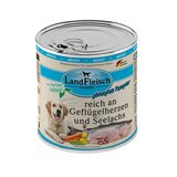 Landfleisch Dog Pur Geflgelherzen & Seelachs - 800 g