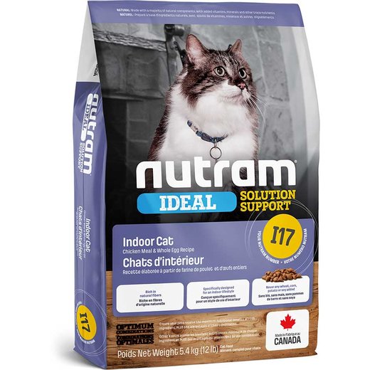 Nutram I17 Ideal Solution Support IndoorShedding Cat - 5,4 kg
