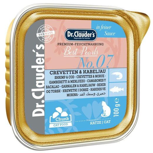 Dr. Clauders Best Pearls No. 07 Crevetten & Kabeljau - 32x100g