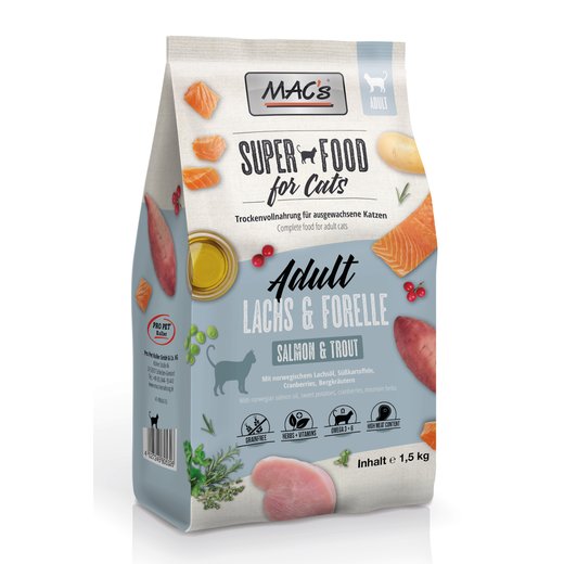 MACs Cat Adult Lachs & Forelle - 2 x 7 kg