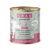 Grau Hund Rind mit Karotte & Kartoffel 800 g