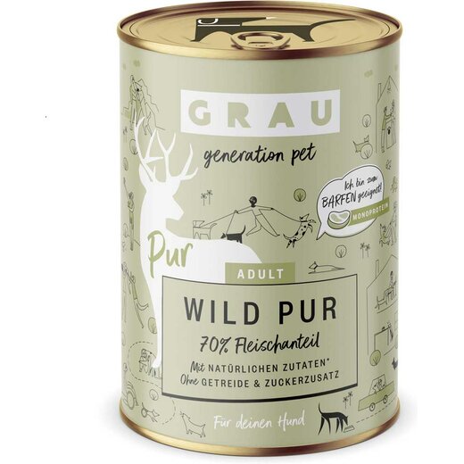 Grau Adult Wild Pur 400 g