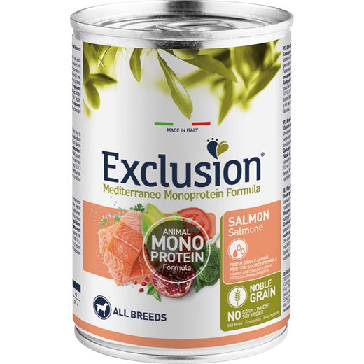 Exclusion Mediterraneo Adult Lachs Nassfutter 12 x 400 g