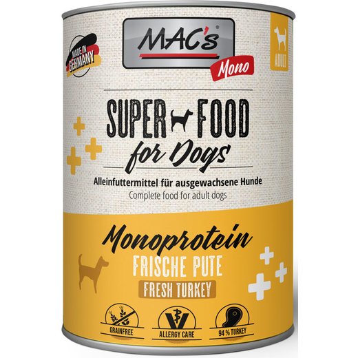 MACs Dog Mono Pute 800 g