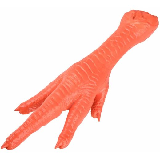 Flamingo Hundespielzeug Nika Hhnerfu Orange Lnge: 47cm