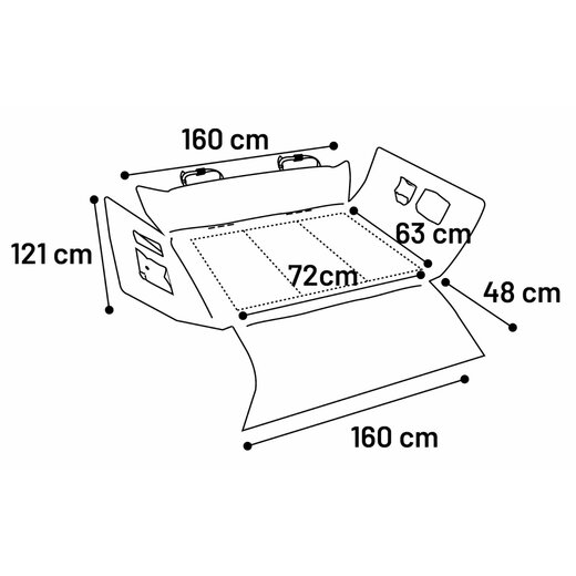 Hunde Kofferraumschutzdecke AIKO Deluxe