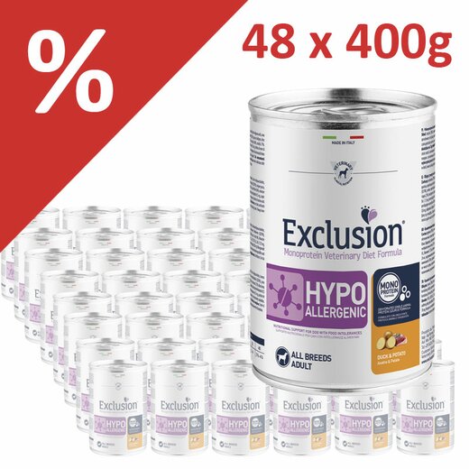 Exclusion Diet Sparpaket 48 x 400 g Ente & Kartoffel