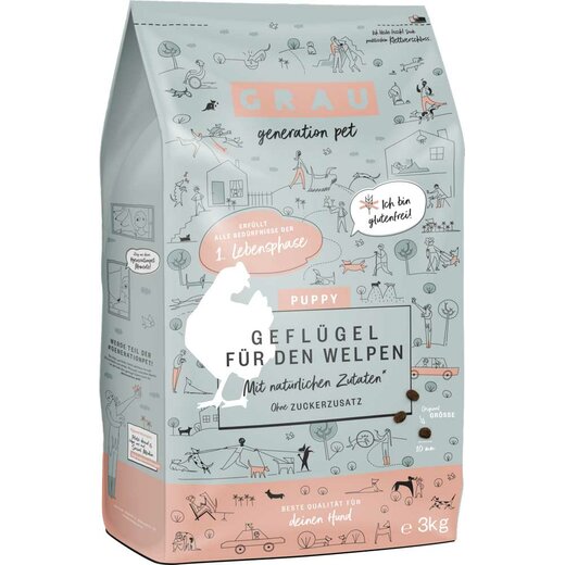 Grau Puppy Geflgel 3 kg