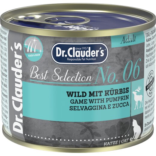 Dr.Clauders Best Selection Adult No6 Wild mit Krbis 200 g