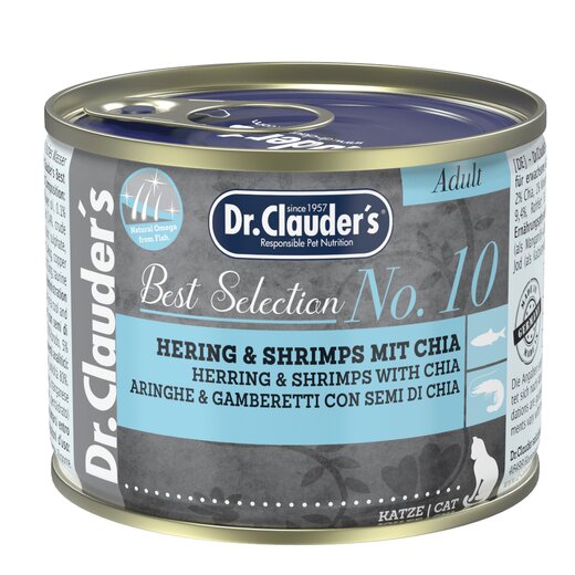 Dr.Clauders Best Selection Adult No10 Hering & Shrimps mit Chia 200 g