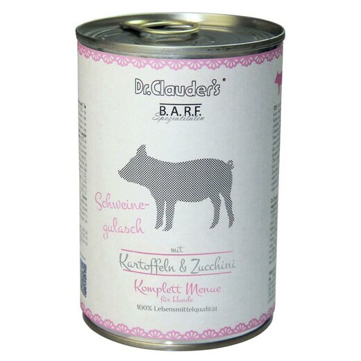 Dr. Clauders B.A.R.F. Komplett Menue Schweinegulasch 400 g