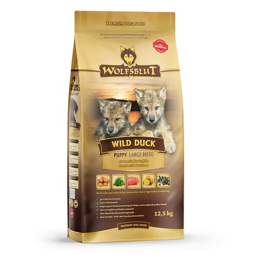 Wolfsblut Wild Duck Puppy Large Breed Sparpaket 2 x 12,5 kg