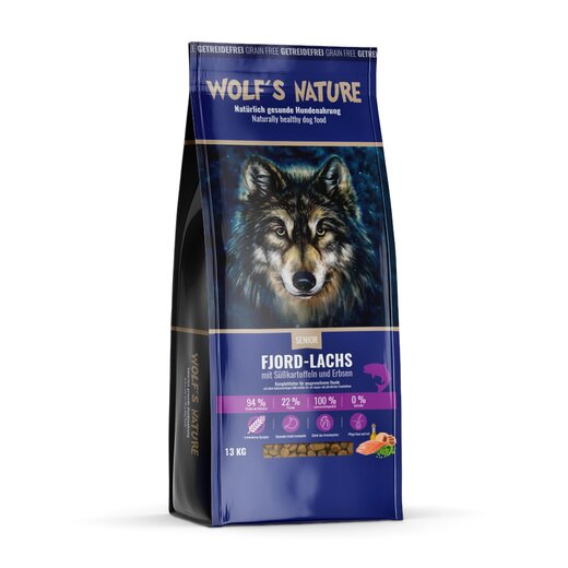 Wolfs Nature Fjord-Lachs Light & Senior - 8 kg