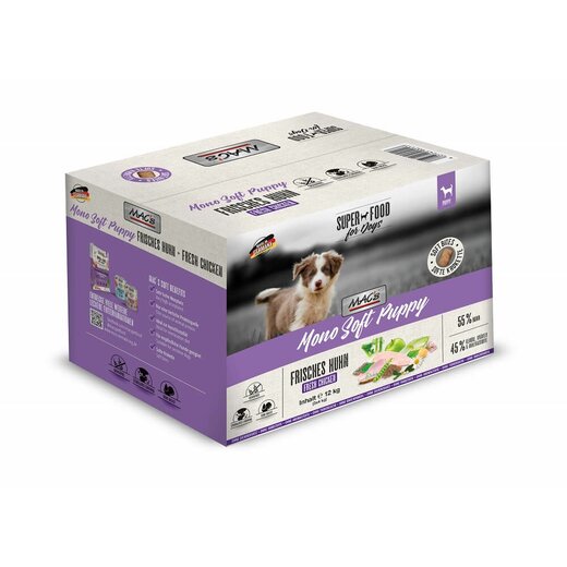 MACs Mono Soft Puppy frisches Huhn 12 kg (3x4kg)