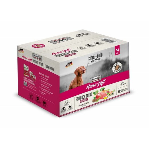 MACs Mono Soft frisches Pferd 12 kg (3x4 kg)