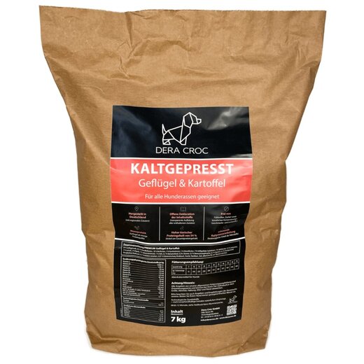 Dera Croc Kaltgepresst Geflgel & Kartoffel - 7 kg