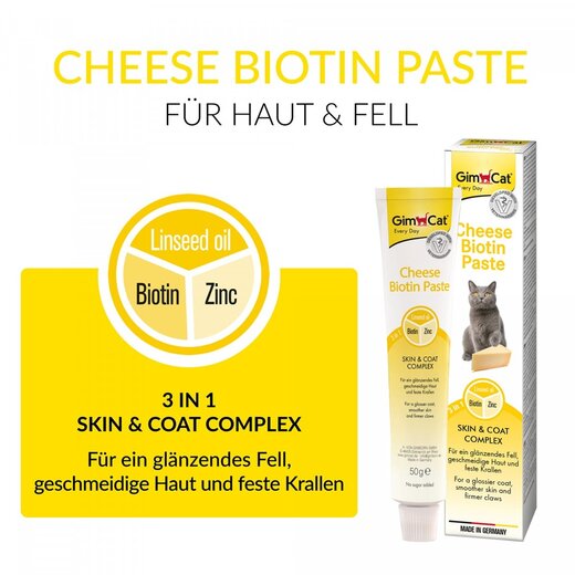 GimCat Cheese-Biotin Paste