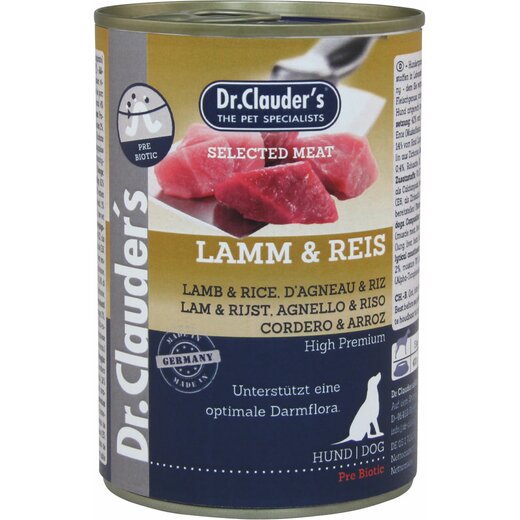 Dr. Clauders Selected Meat Prebiotics Lamm & Reis